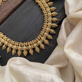 Vriksham Ethnic Temple Gold Toned With Lakshmi Motif Long Neckpiece-G20549